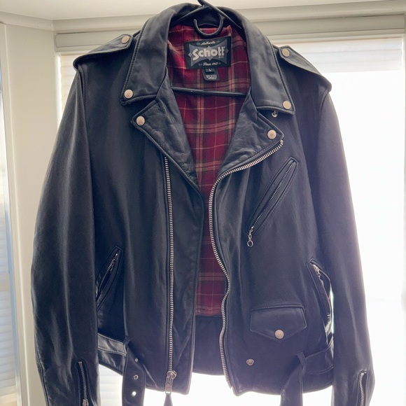 Scott Vintaged Fitted Cowhide Leather Motorcycle Jacket